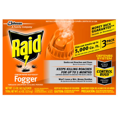 Picture of RAID CONCENTRATED FOGGER - 3 PACK - 1.5OZ - 12 PER CASE (SO)