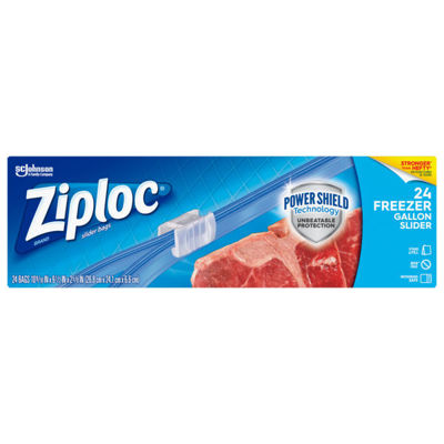 Picture of SCJP Ziploc Slider Freezer Gallon Bag - 24 Count - 9 Per Case (SO)
