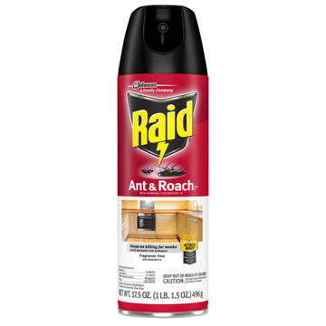 Picture of RAID ANT & ROACH FRAGRANCE FREE AEROSOL - 17.5OZ - 12 PER CASE