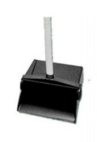 Picture of LOBBY DUST PAN W/WHEELS AND ROUND HANDLE (6/CS) DISC. USE # 3020412