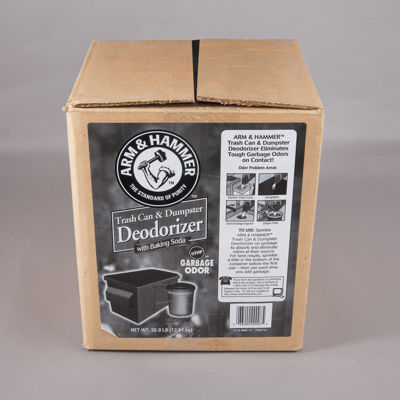 Picture of ARM & HAMMER TRASH CAN & DUMPSTER DEODORIZER 1 X 30 POUND CASE