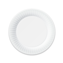 Picture of ULTRA 7" COATED PAPER PLATE - WHITE - 2/125 CASE (SO)