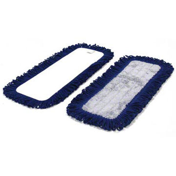 Picture of DUST MOP - 36" - BLUE - W/VELCO BACK FOR FLAT MOP BASE - 1 EACH - 4 DOZEN PER CASE