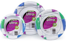 Picture of ULTRA 8.5" COATED PAPER PLATE - WHITE - 2/125 CASE