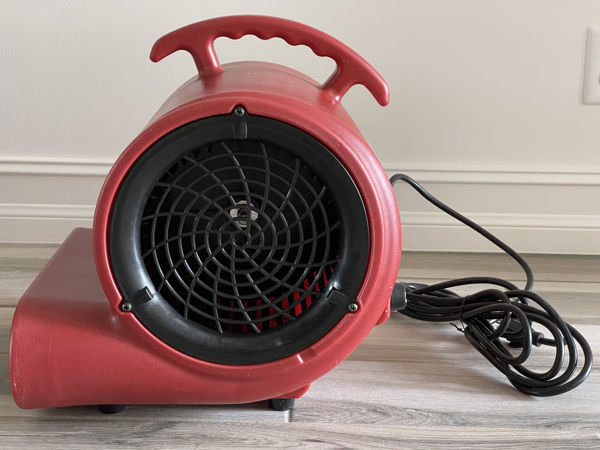 Picture of BLOWER FAN 3-SPEED 1/2 HP 120V F500 W/GFCI DUPLEX POWER OUTLET W/14' POWERCORD