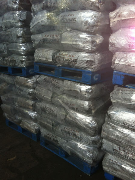 Picture of LAZZARI MESQUITE HARDWOOD LUMP CHARCOAL - 1/40 LB POLY BAG