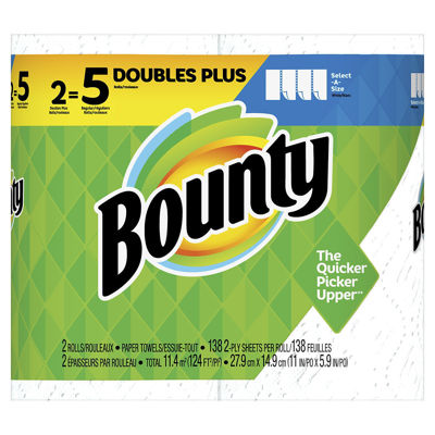 Picture of BOUNTY 2DP SAS WH  138CT KDF SQF 124 2X6 PER CASE (SO)