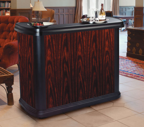 Picture of MAXIMIZER PORTABLE BAR - CHERRY WOOD