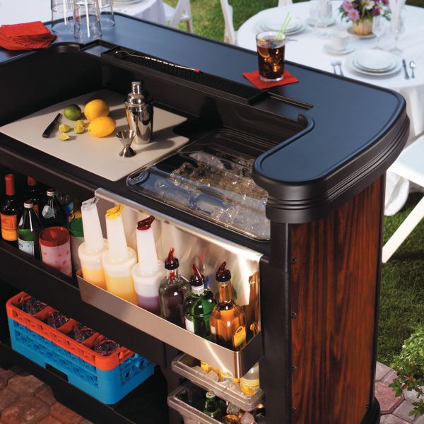 Picture of MAXIMIZER PORTABLE BAR - CHERRY WOOD (SO)