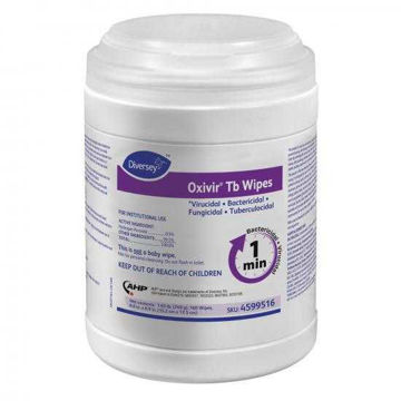 Picture of OXIVIR TB ONE-STEP DISINFECTANT CLEANER WIPES - NEW 4 PACK - 4X160 EA (US)