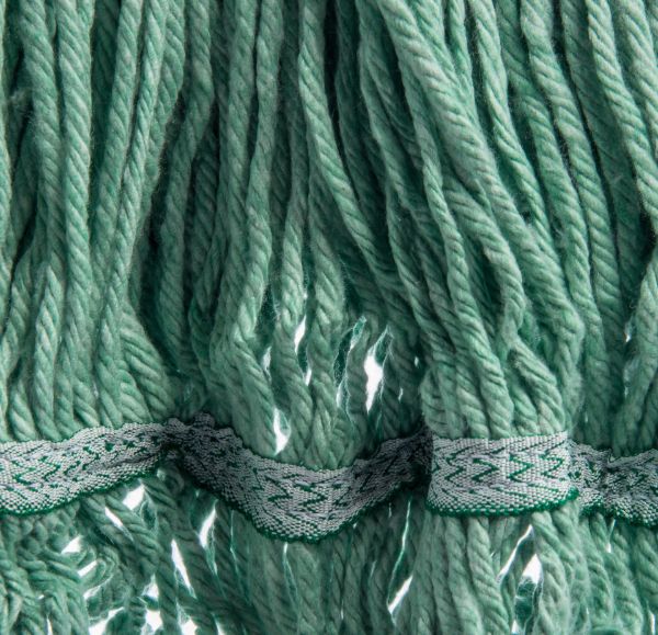 Picture of FLO-PAC MEDIUM LOOPED-END MOP WITH GREEN BAND - GREEN - 12/PACK (SO)