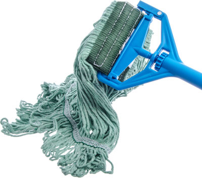Picture of FLO-PAC MEDIUM LOOPED-END MOP WITH GREEN BAND - GREEN - 12/PACK