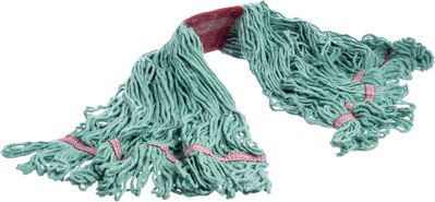 Picture of FLO-PAC LARGE LOOPED-END MOP WITH RED BAND - GREEN - 12/PACK (SO)