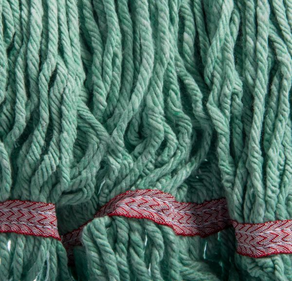 Picture of FLO-PAC LARGE LOOPED-END MOP WITH RED BAND - GREEN - 12/PACK (SO)