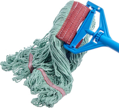 Picture of FLO-PAC LARGE LOOPED-END MOP WITH RED BAND - GREEN - 12/PACK (SO)