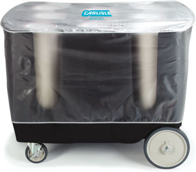 Picture of OPTIMIZER DISH DOLLY WITH 6 DIVIDERS 19" - BROWN (SO)