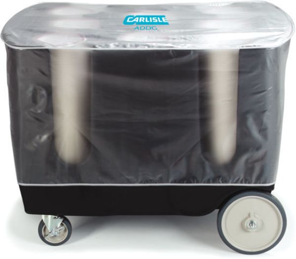 Picture of OPTIMIZER DISH DOLLY WITH 6 DIVIDERS 19" - BROWN (SO)