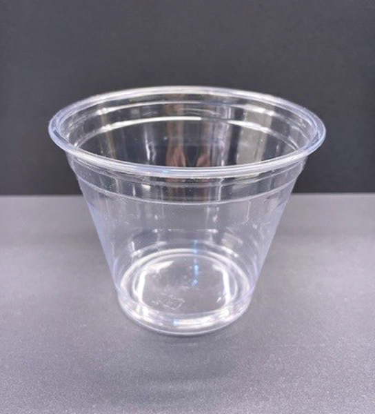 Picture of CUP - 9 OZ SQUAT DISPOSABLE CLEAR PET 20/50 PER CASE (92MM LID)