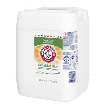 Picture of ARM & HAMMER PERFUME/DYE FREE DUAL HE LIQUID LAUNDRY DETERGENT- 1 / 5 GAL  CASE