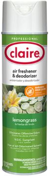 Picture of CLAIRE - LEMONGRASS AIR FRESHENER AND DEODORIZER  - 12X20 OZ. CASE