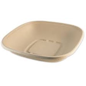 Picture of 32 OZ SQUARE BOWL - UNBLEACHED PLANT FIBER - COMPOSTABLE - 8 / 50 CS
