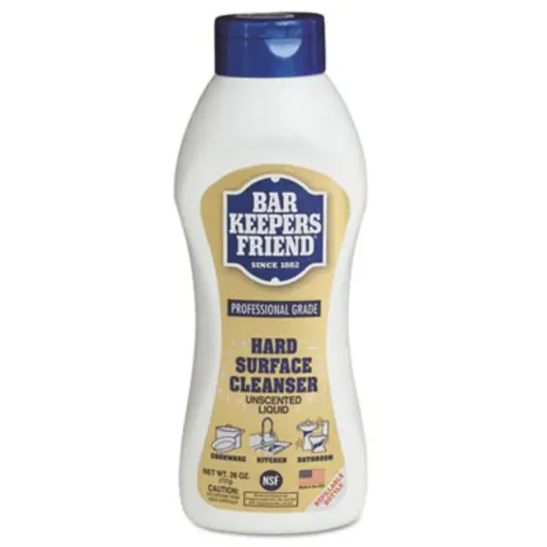 BAR KEEPERS FRIEND PROFESSIONAL GRADE HARD SURFACE CLEANSER (NSF/UNSCENTED) 9/26 OZ. BOTTLES PER CS