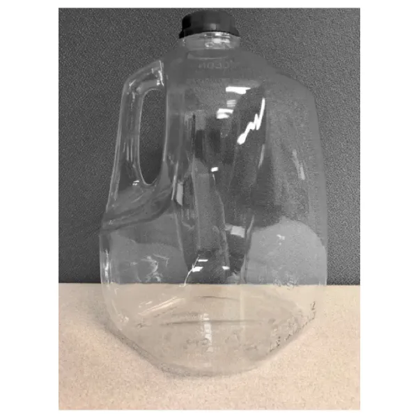 128 OUNCE (1 GALLON) CLEAR PET JUG WITH CAPS - 24 PER BOX - 20/PALLET